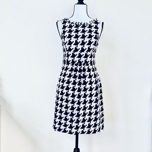 Jessica Simpson Houndstooth Silk Dress